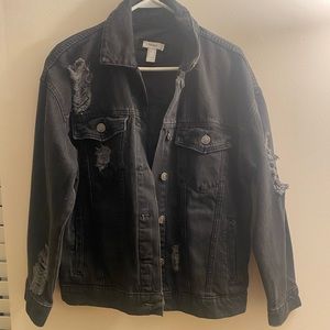 Ripped Back Jean Jacket💀